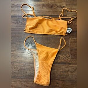 MINKPINK Orange Bikini Set